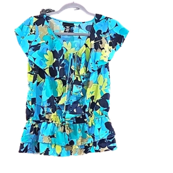 Apostrophe blouse floral design small - Picture 1 of 6